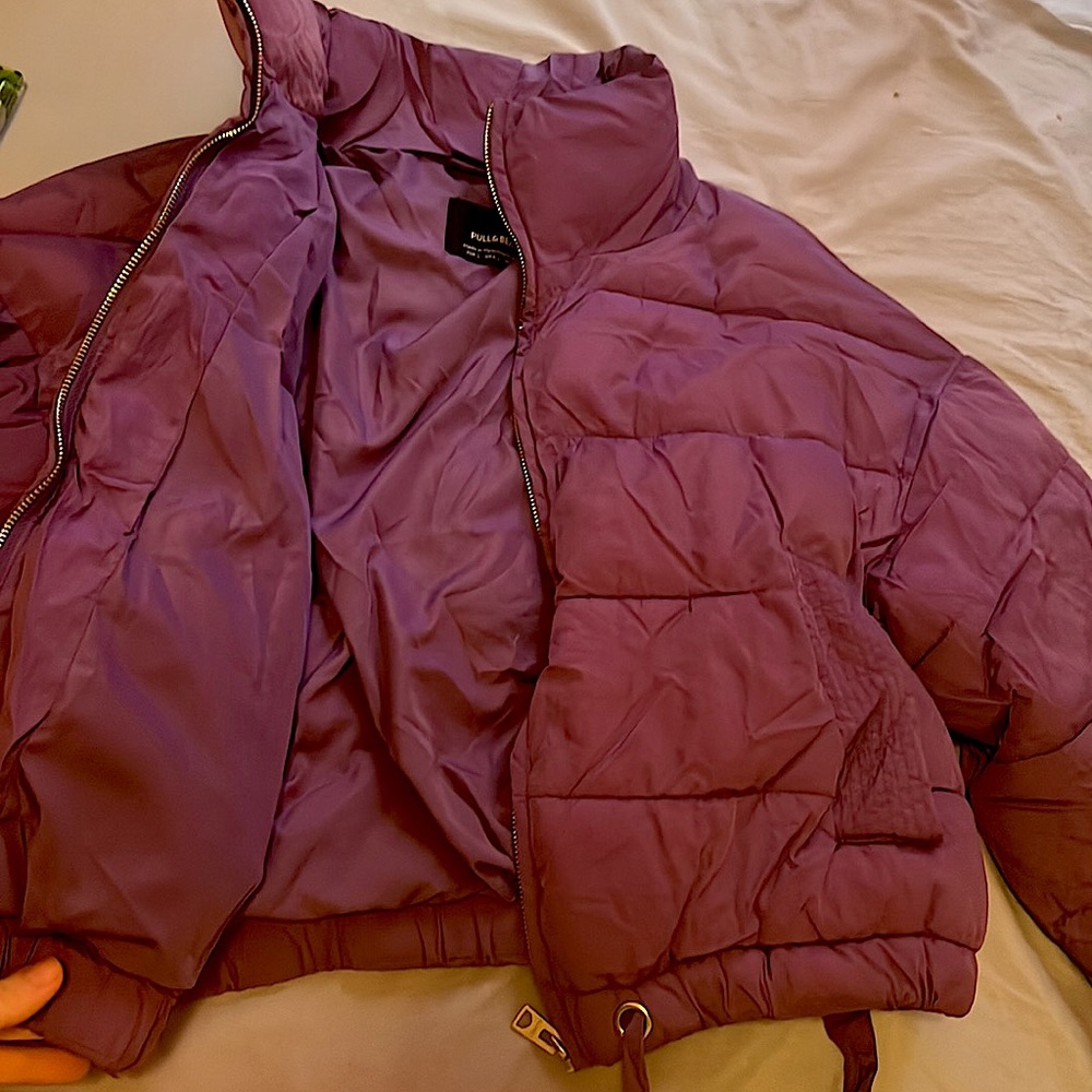puffer jacket , never worn , oversize